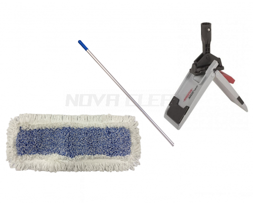 Upratovací komplet - tyč, držiak mopu 40 cm Magic Vario + mop bavlnený