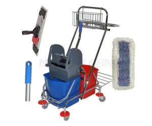 Upratovací PROFI set - vozík MASTER PRO LINE 217 + komplet PROFI mop