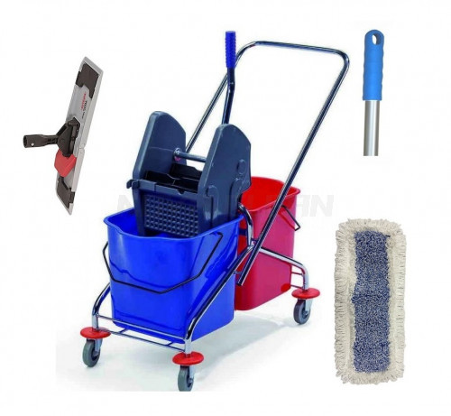 Upratovací PROFI set - vozík MASTER PRO LINE 223 + komplet PROFI mop