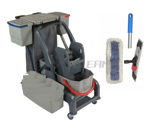 Upratovací PROFI set - vozík PROFI LINE 25 COMBI PLUS + komplet PROFI mop