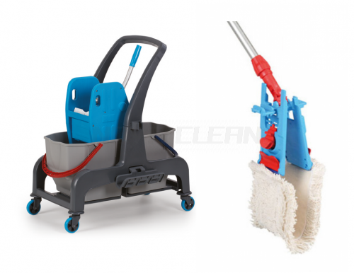 Upratovací PROFI set - vozík PROFI LINE 25 + komplet PROFI mop